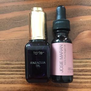Tarte Maracuja oil and Josie Maran Argan oil